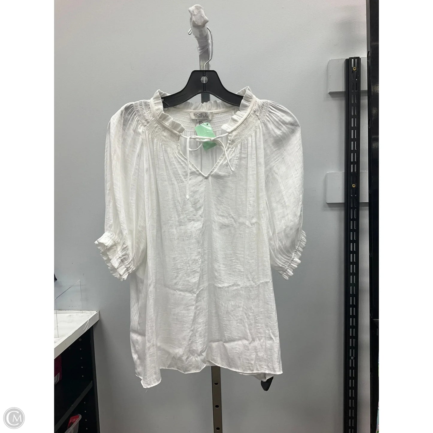 Top Short Sleeve By Rachel Zoe In White, Size: S