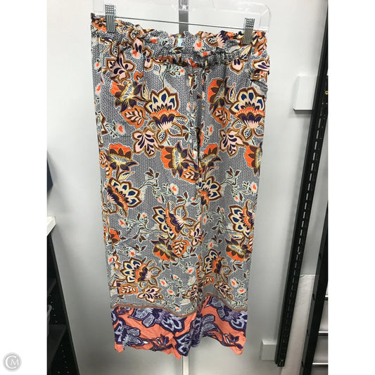 Pants Wide Leg By Loft In Floral Print, Size: Xs