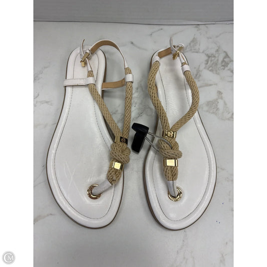 Sandals Designer By Michael Kors In Cream, Size: 8