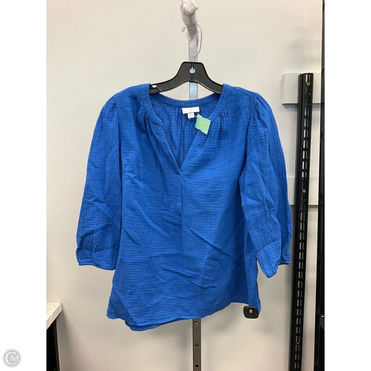 Top Short Sleeve By J. Jill In Blue, Size: S