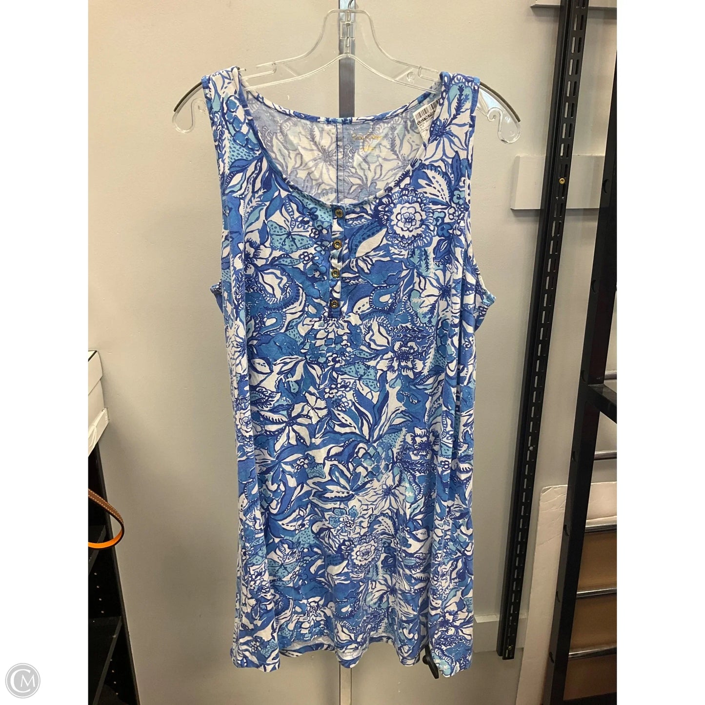 Dress Designer By Lilly Pulitzer In Blue, Size: Xl
