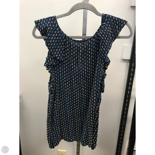 Top Sleeveless By Loft In Navy, Size: Xl