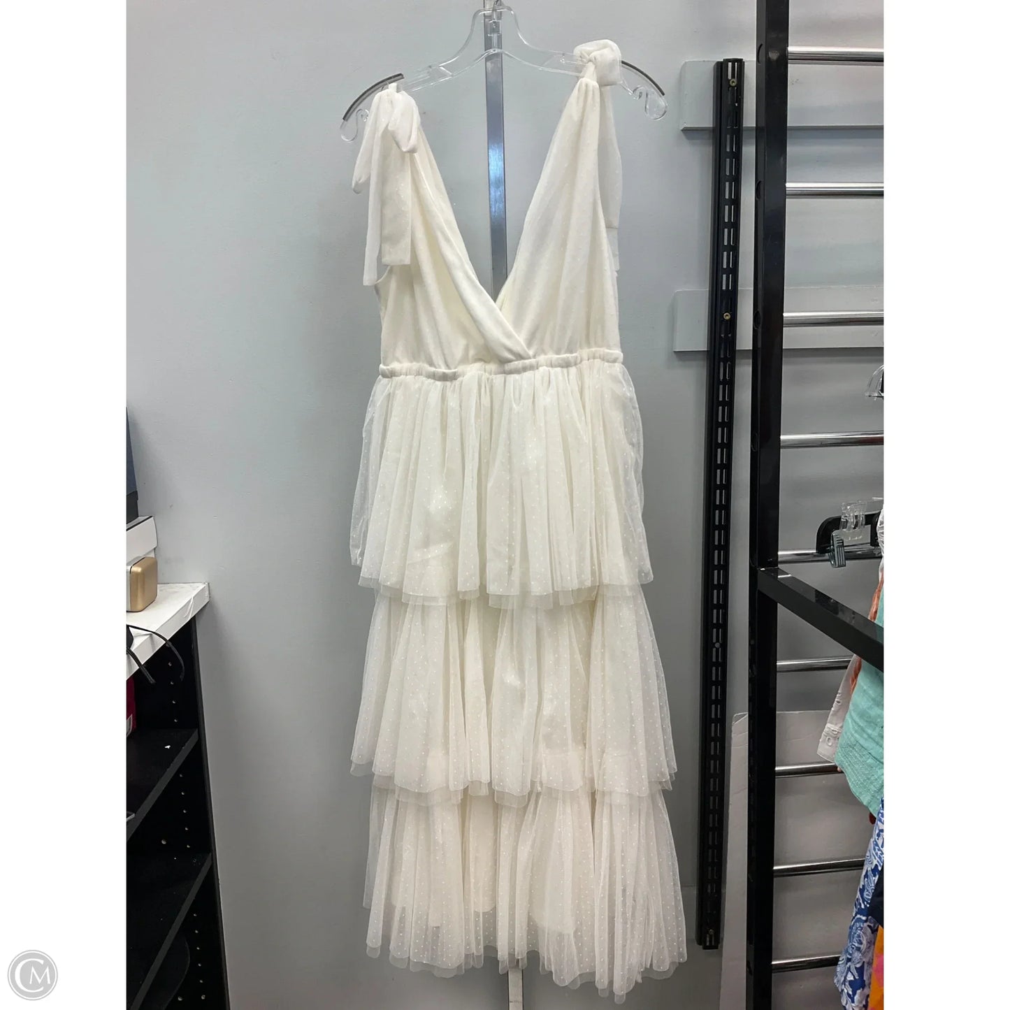 Dress Party Midi By Baltic Born In Cream, Size: M