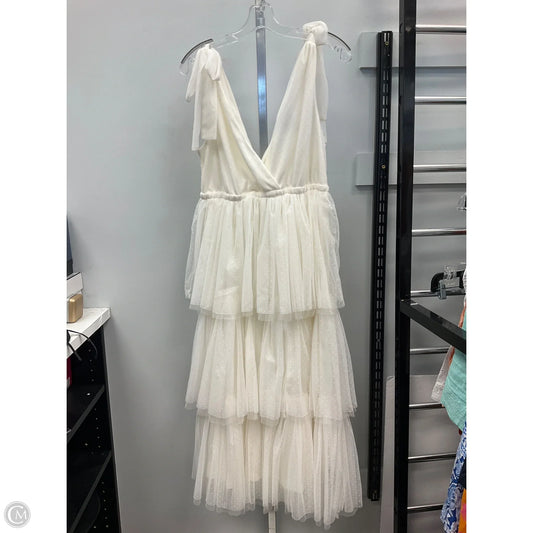 Dress Party Midi By Baltic Born In Cream, Size: M
