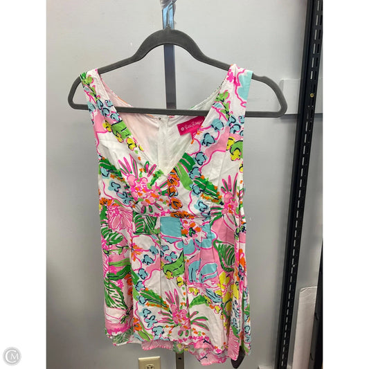 Top Sleeveless Designer By Lilly Pulitzer In Multi-colored, Size: M