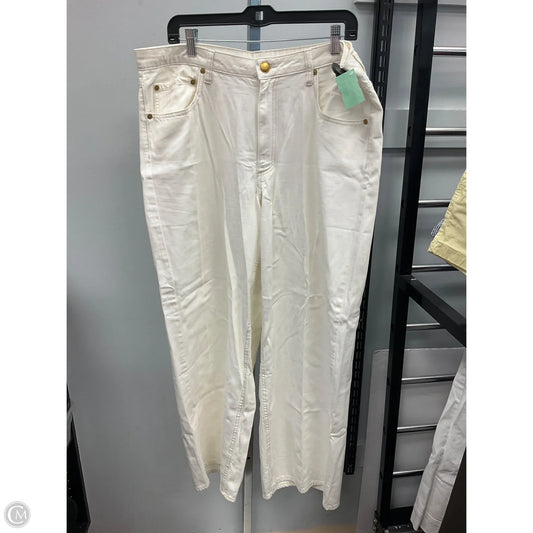 Pants Wide Leg By Time And Tru In Cream, Size: 16