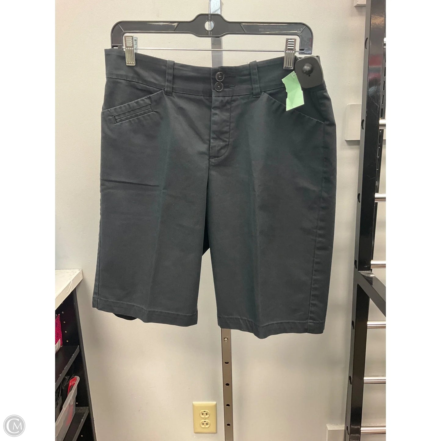 Shorts By Dockers In Black, Size: 8