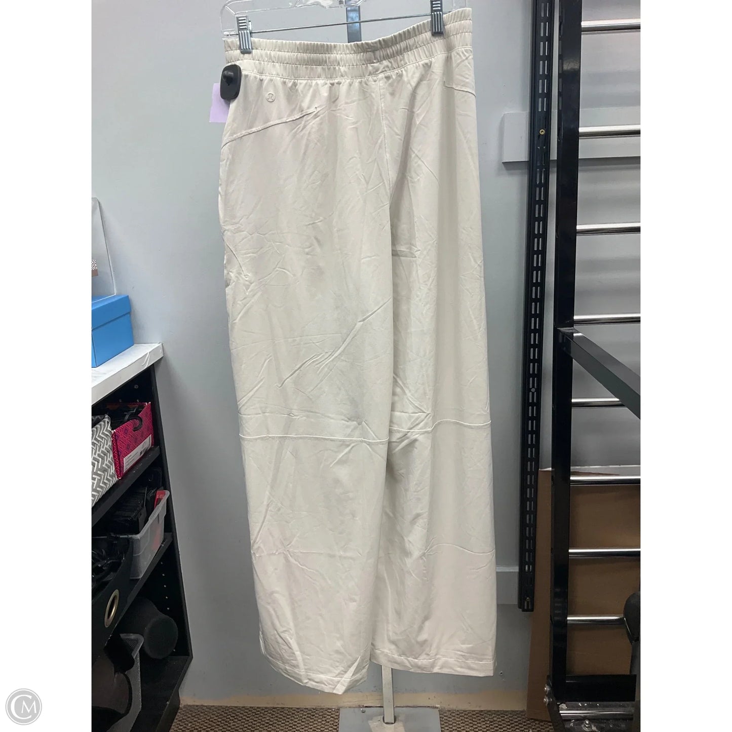Athletic Pants By Lululemon In Cream, Size: S