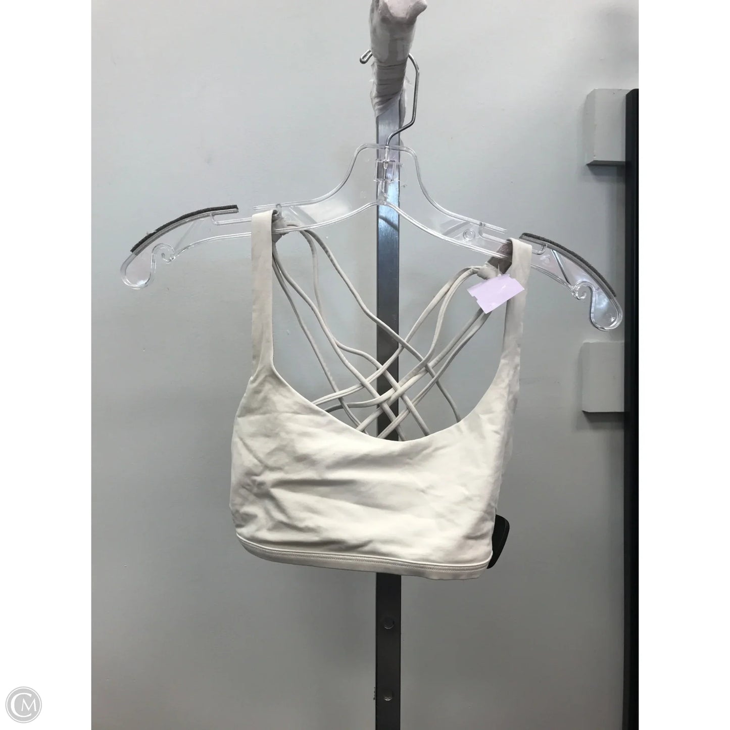 Athletic Bra By Lululemon In Cream, Size: 6