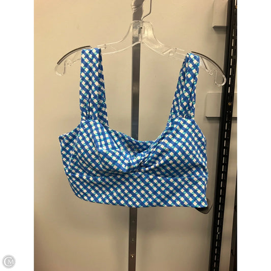 Top Sleeveless Designer By Lilly Pulitzer In Blue & White, Size: Xl