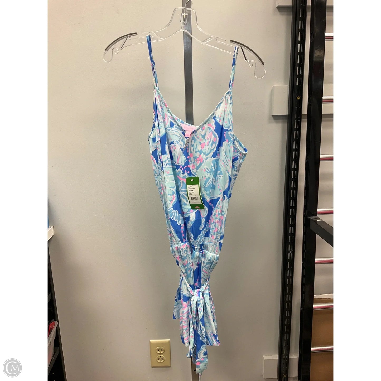 Romper Designer By Lilly Pulitzer In Blue, Size: M