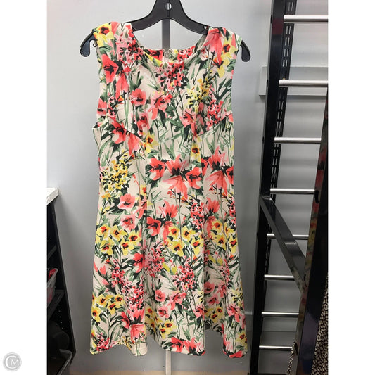 Dress Casual Short By Tommy Hilfiger In Floral Print, Size: 12