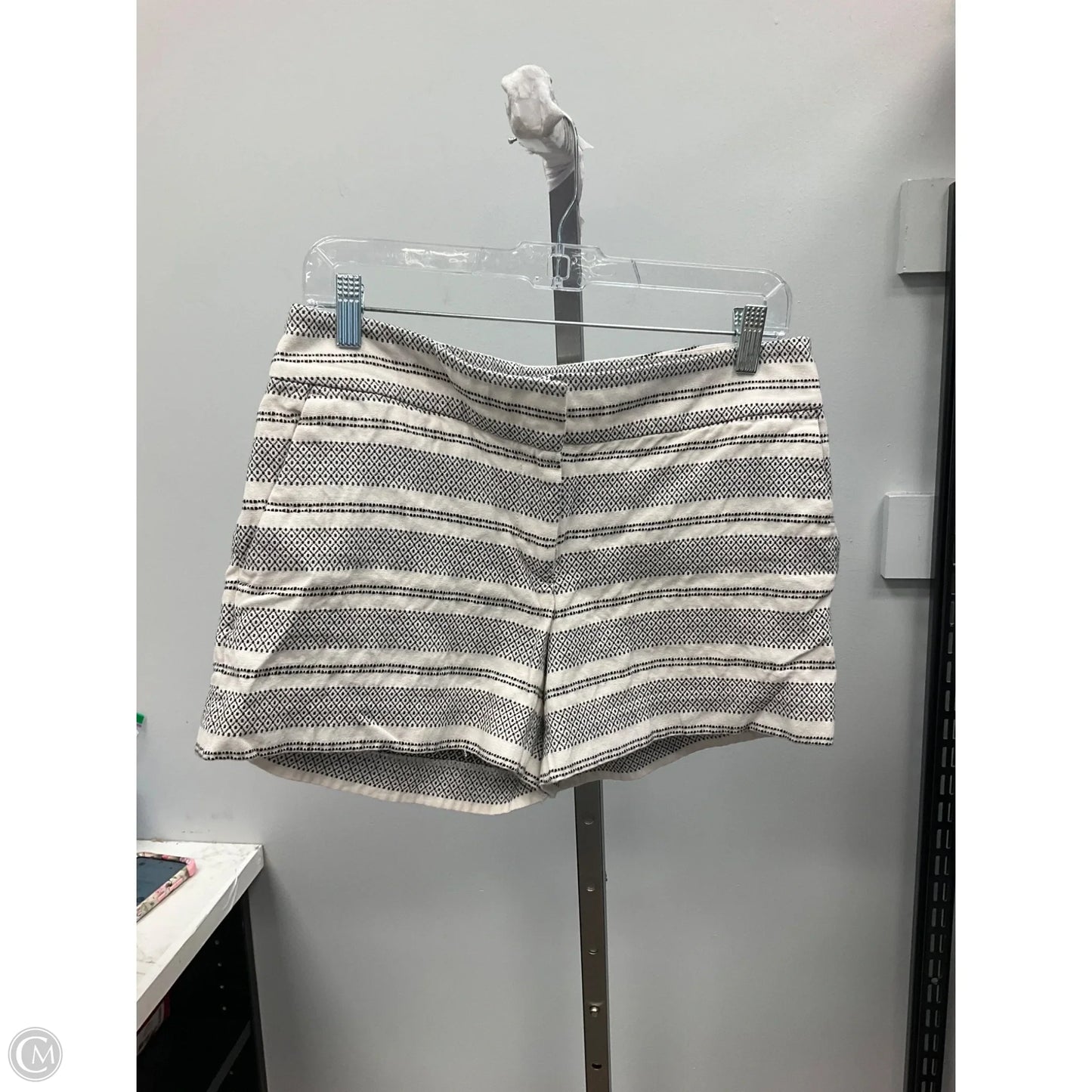 Shorts By Loft In Black & White, Size: 4