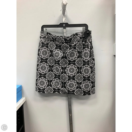 Skort By Croft And Barrow In Black & White, Size: 14