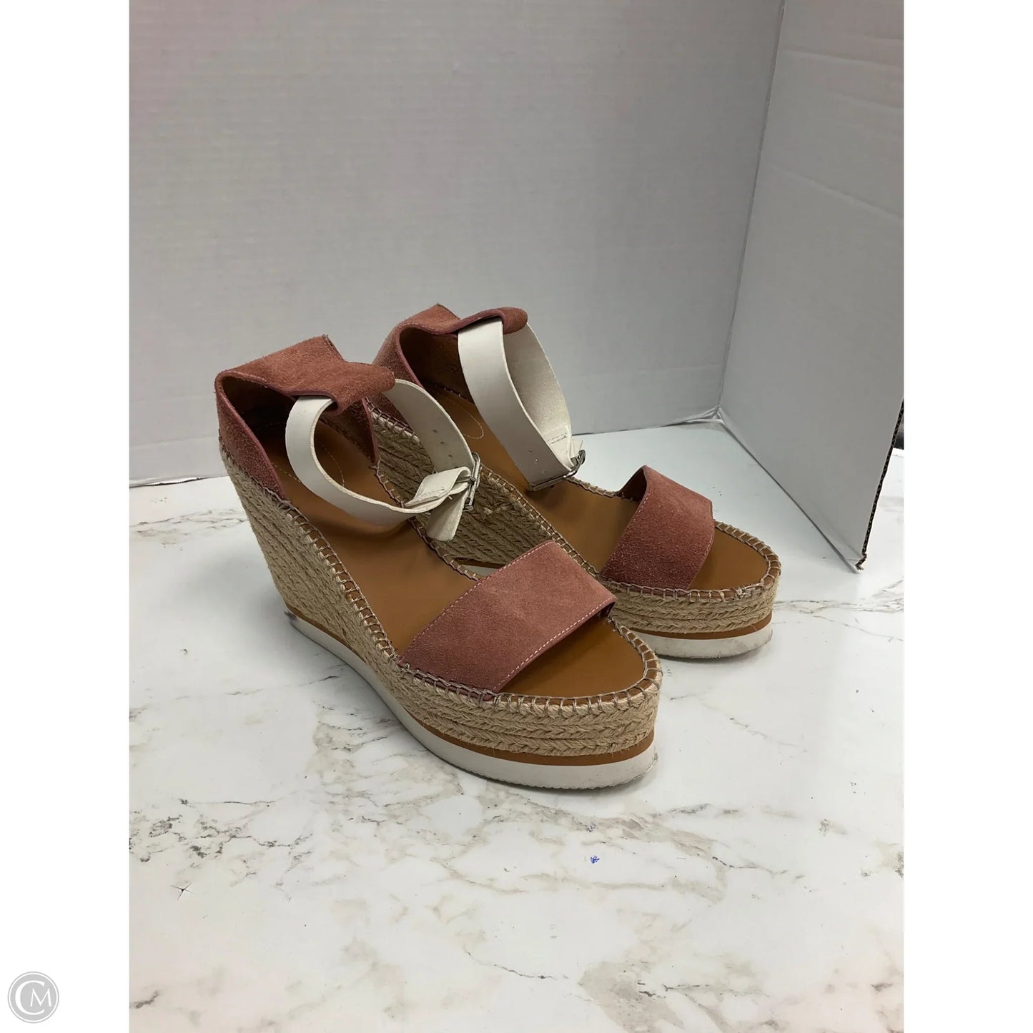 Sandals Designer By See By Chloe In Tan, Size: 8.5