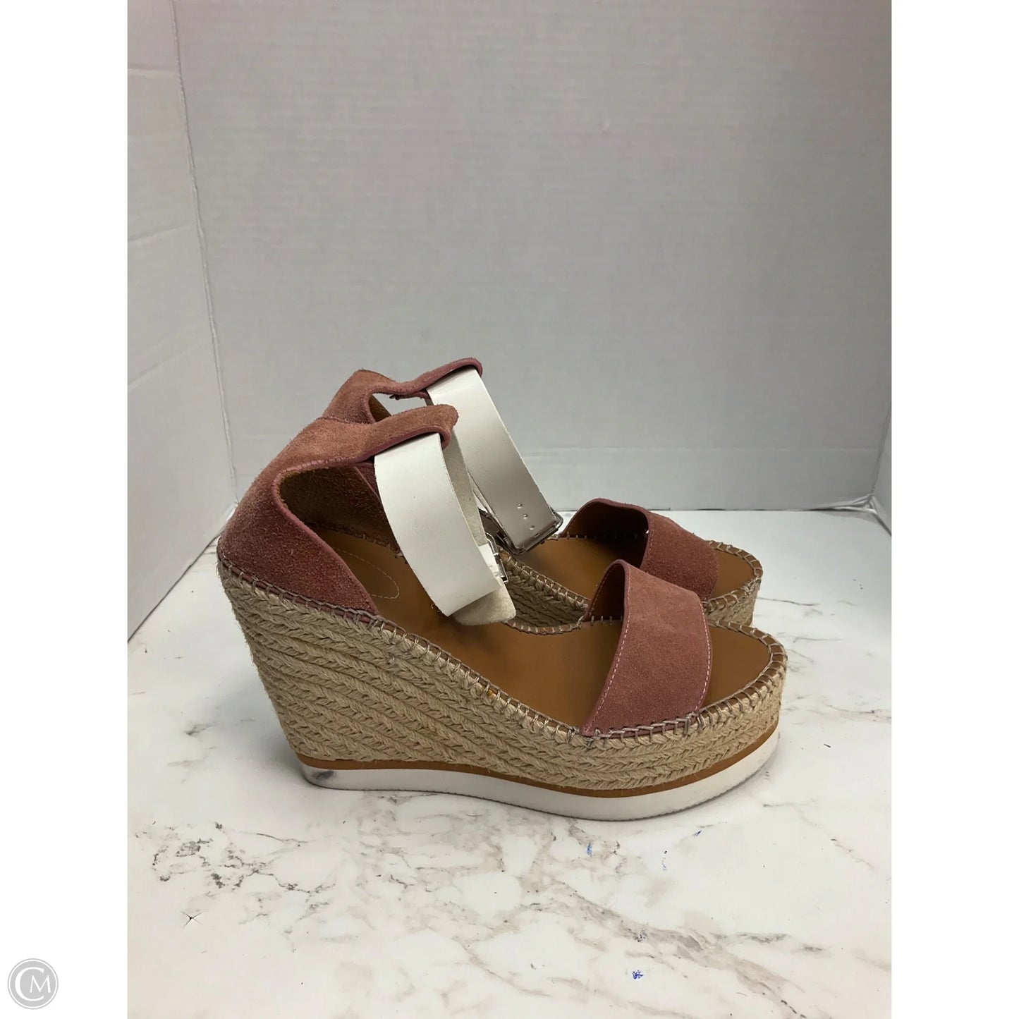 Sandals Designer By See By Chloe In Tan, Size: 8.5