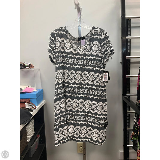 Dress Casual Short By Ronnie Nicole In Black & White, Size: L