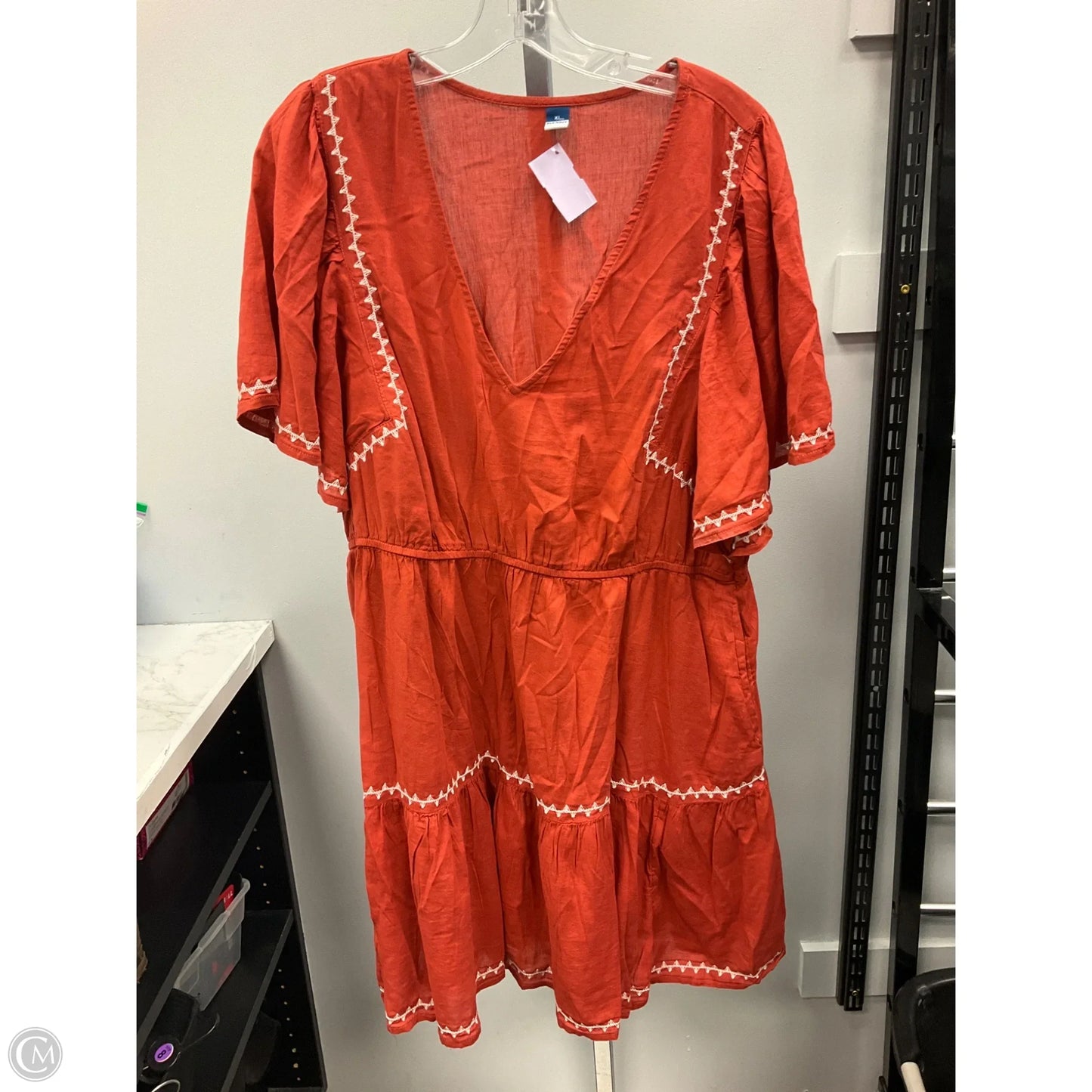 Dress Casual Short By Old Navy In Copper, Size: Xl