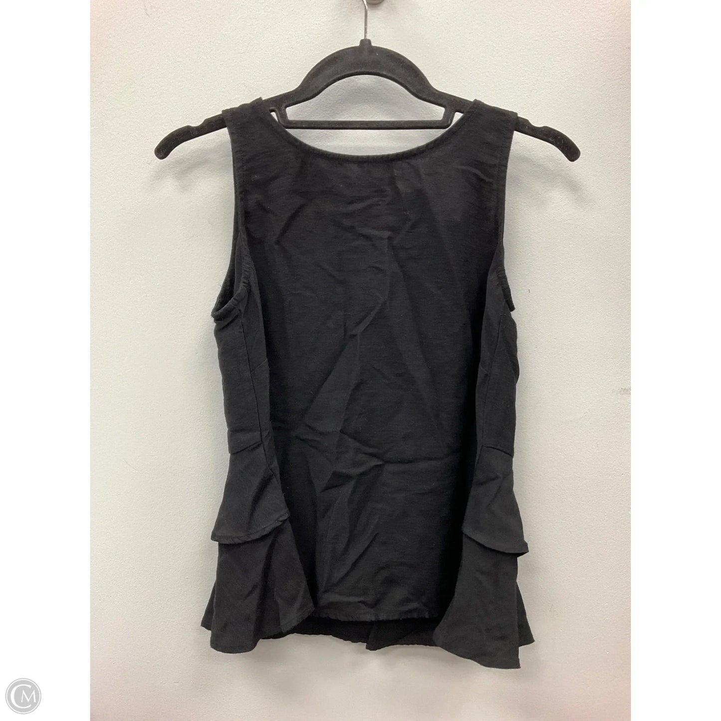 Top Sleeveless By Loft In Black, Size: Xsp