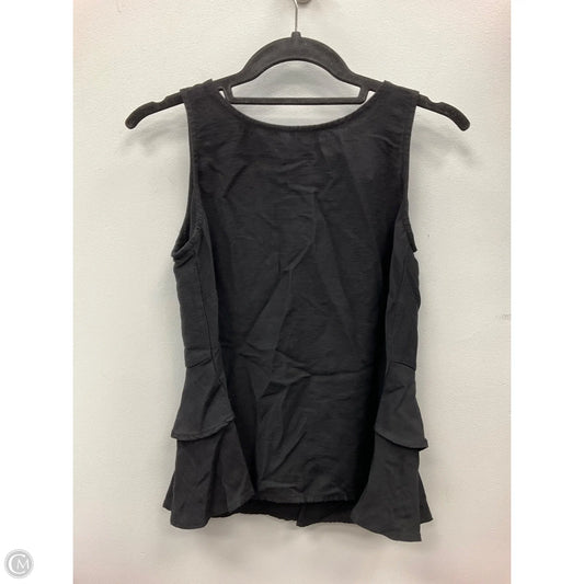Top Sleeveless By Loft In Black, Size: Xsp