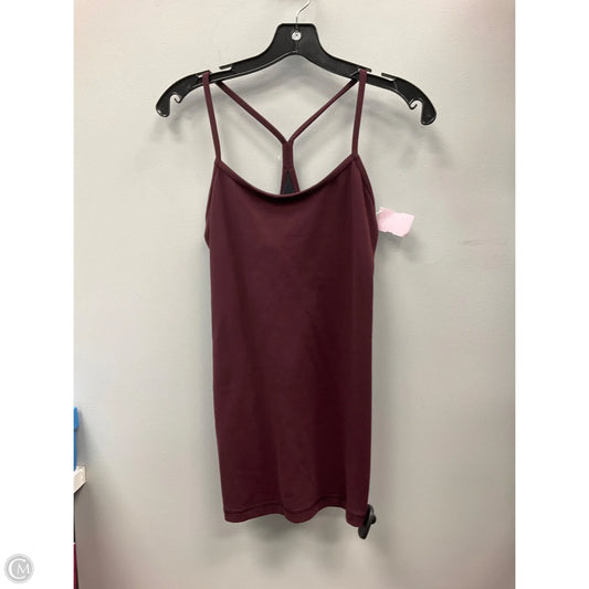 Athletic Tank Top By Lululemon In Maroon, Size: 8