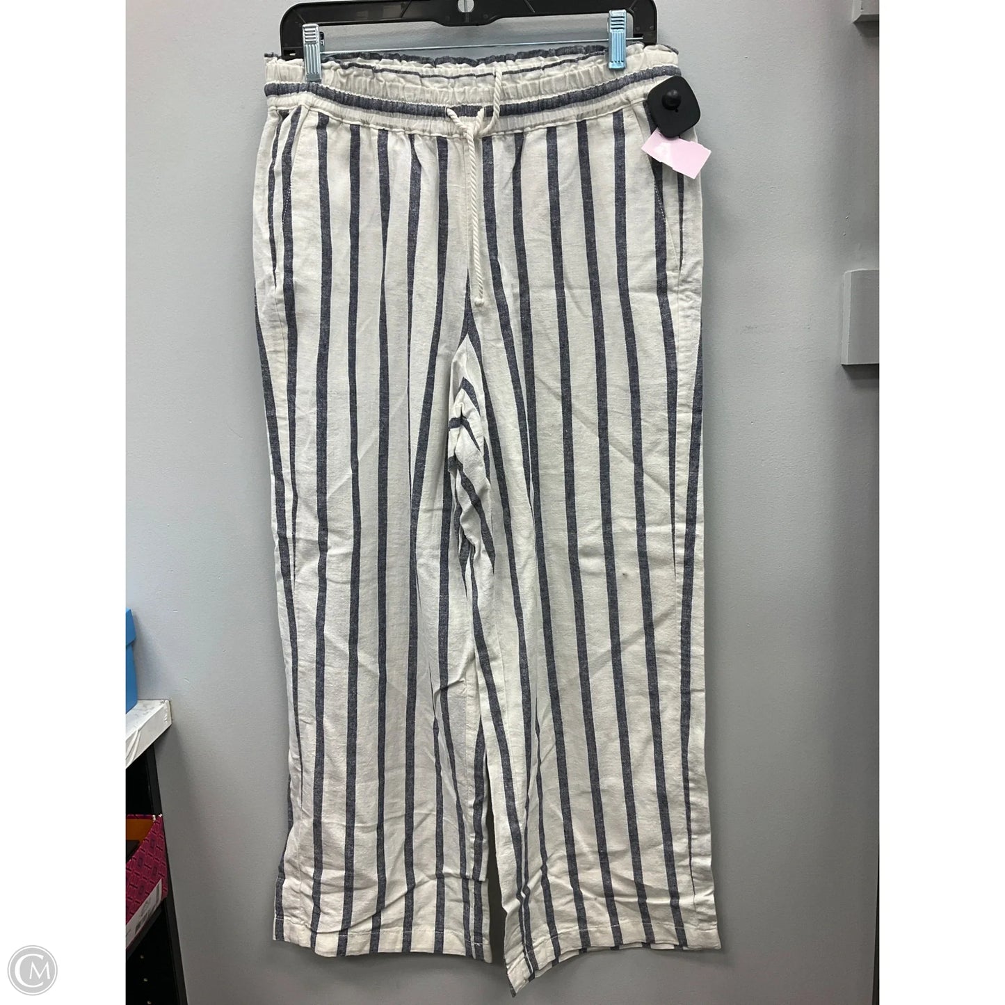 Pants Wide Leg By J. Crew In Striped Pattern, Size: 8
