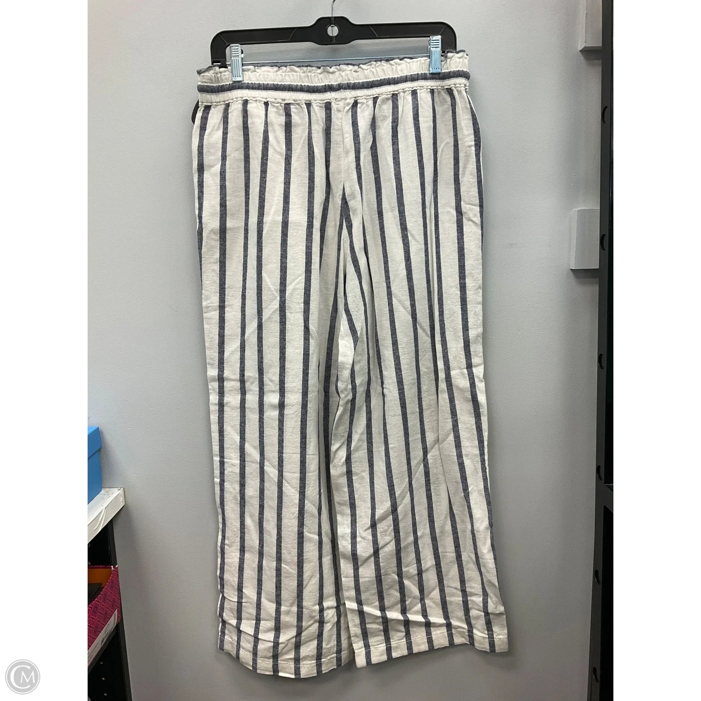 Pants Wide Leg By J. Crew In Striped Pattern, Size: 8