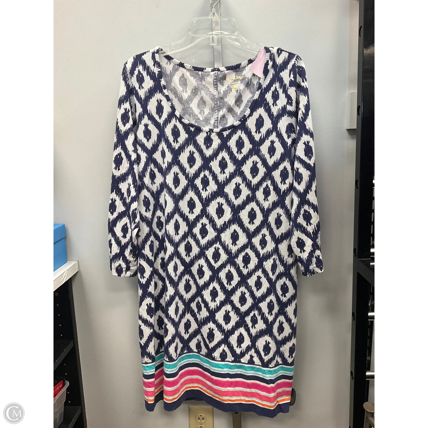 Dress Designer By Lilly Pulitzer In Navy, Size: Xl