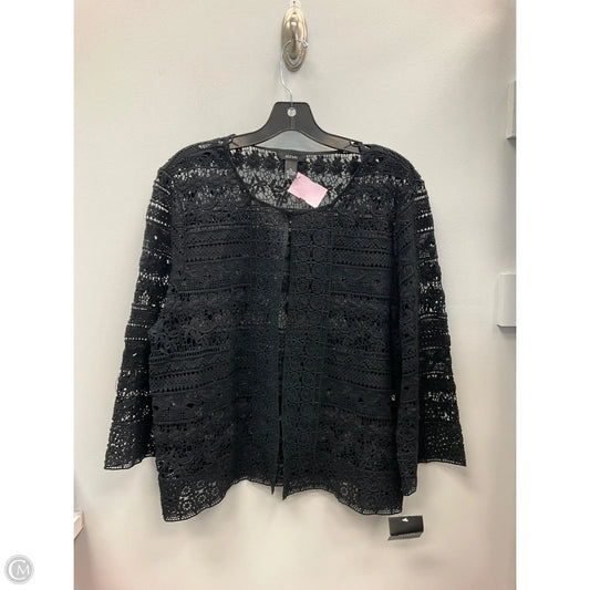 Cardigan By Alfani In Black, Size: Xl