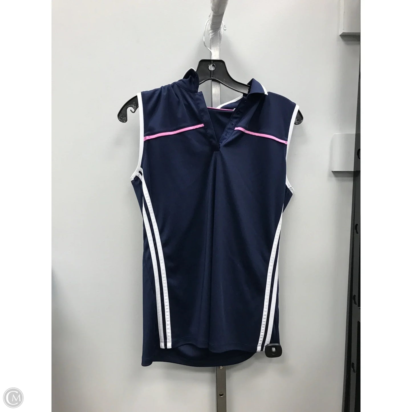 Athletic Tank Top By Callaway In Navy, Size: L