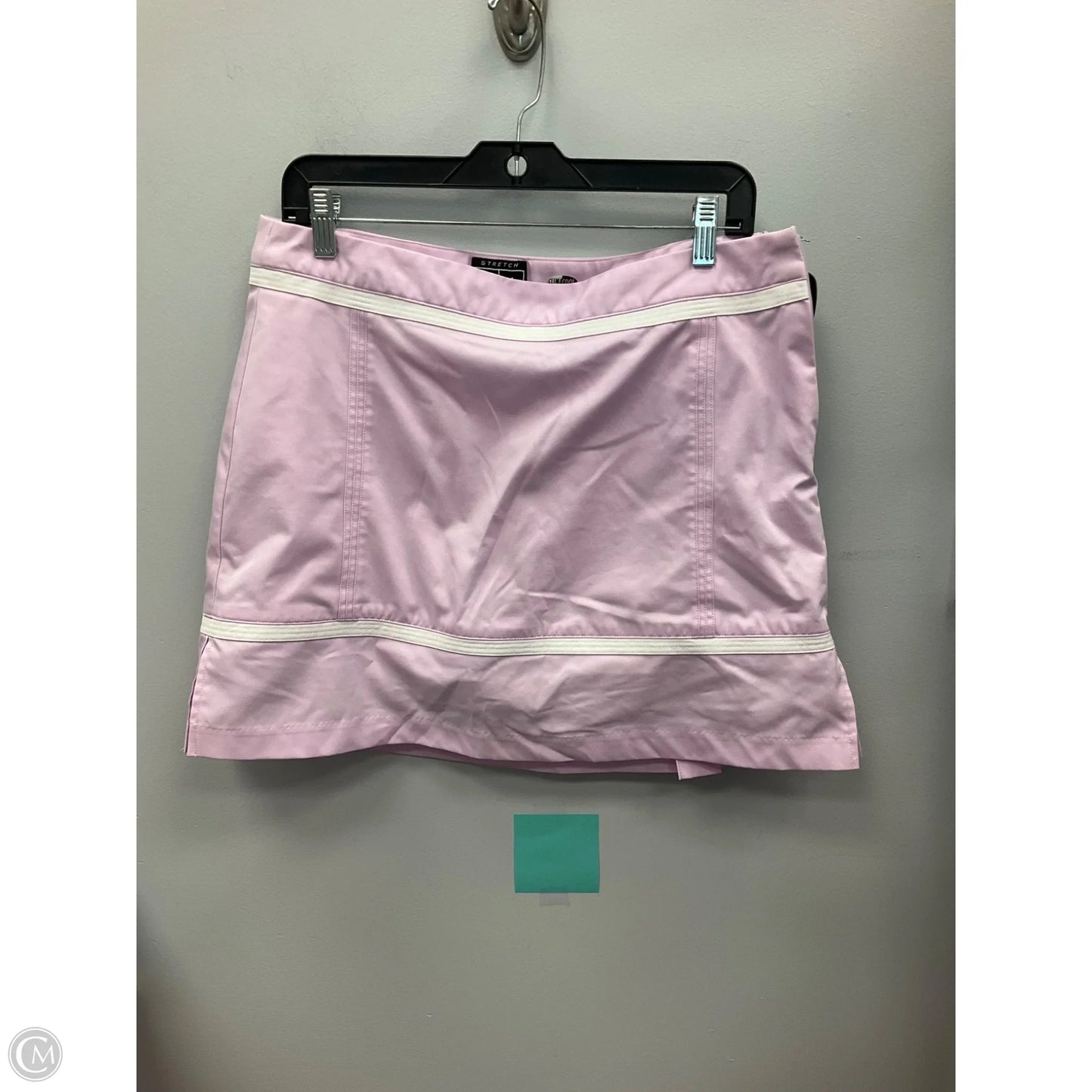 Athletic Skort By Adidas In Pink, Size: 10