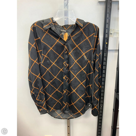 Top Long Sleeve By Worthington In Black, Size: L