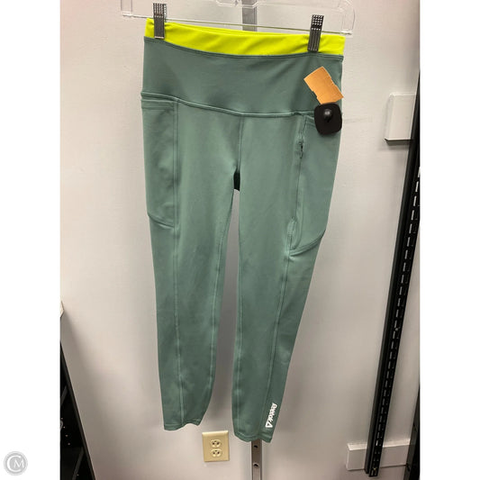 Athletic Leggings By Reebok In Green, Size: Xs