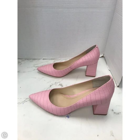 Shoes Heels Block By Marc Fisher In Pink, Size: 9