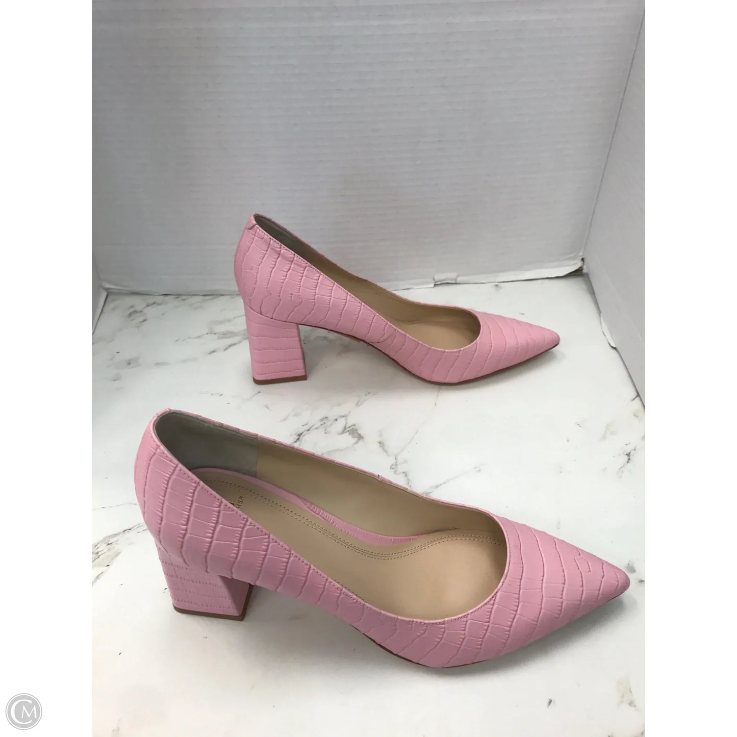 Shoes Heels Block By Marc Fisher In Pink, Size: 9