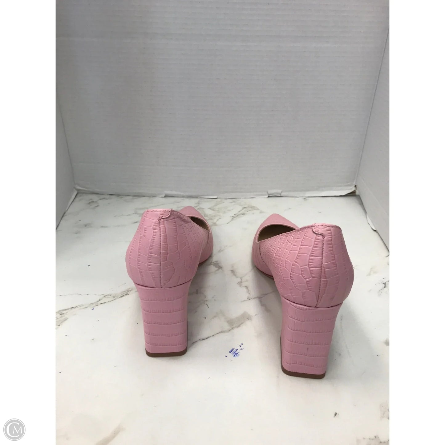 Shoes Heels Block By Marc Fisher In Pink, Size: 9