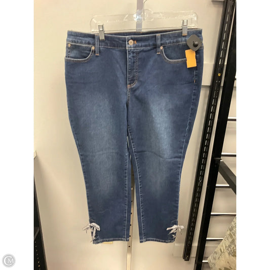 Jeans Straight By Talbots In Blue, Size: 14p