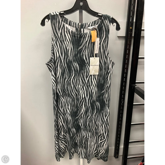 Dress Casual Midi By Tommy Bahama In Zebra Print, Size: L