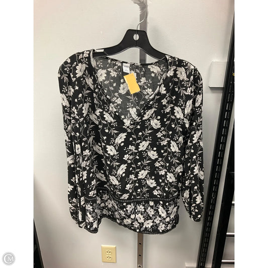 Top Long Sleeve By Old Navy In Floral Print, Size: S