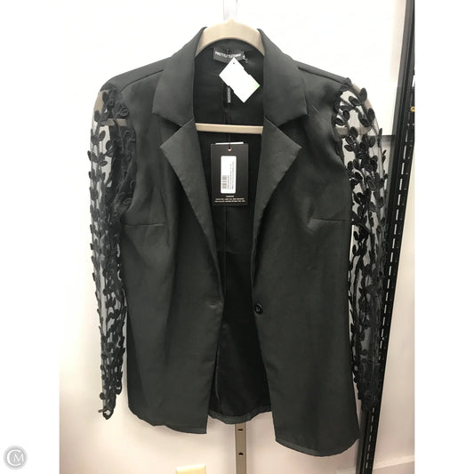 Top Long Sleeve By Pretty Little Thing In Black, Size: 6