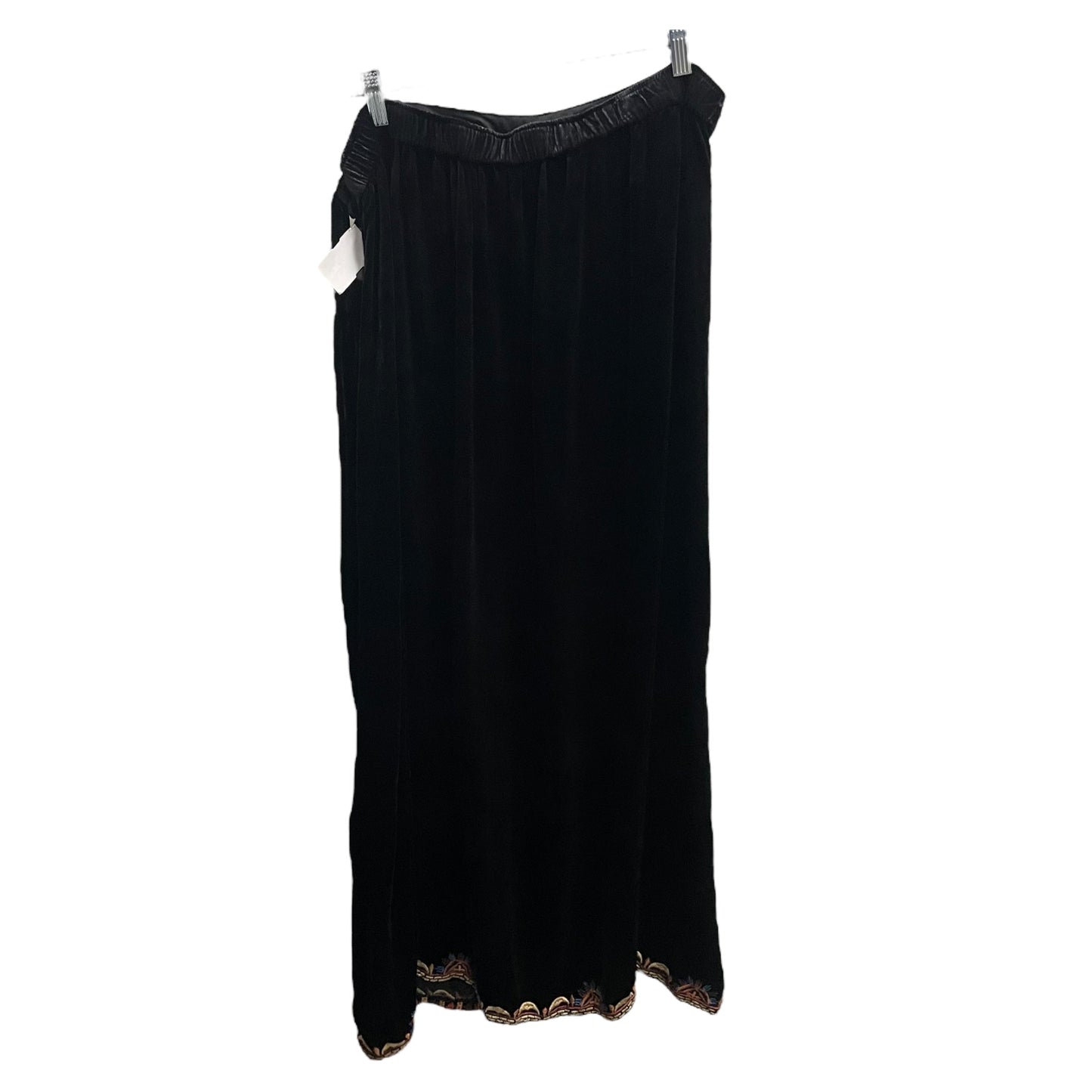 Skirt Maxi By Jw In Black, Size: Xl