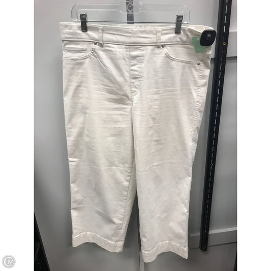 Jeans Wide Leg By Gloria Vanderbilt In White, Size: 14