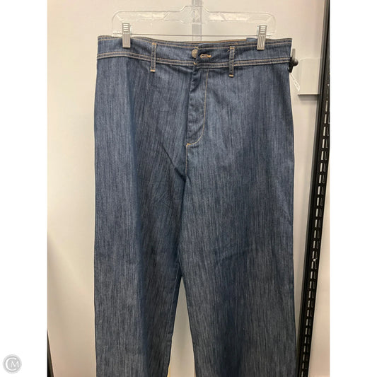 Jeans Wide Leg By Tommy Hilfiger In Blue, Size: 12