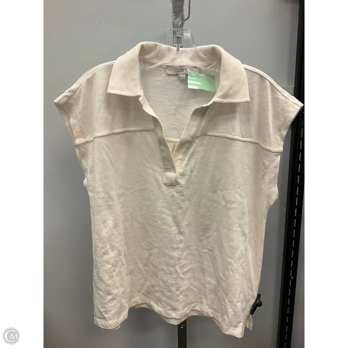 Top Short Sleeve Basic By Old Navy In White, Size: S