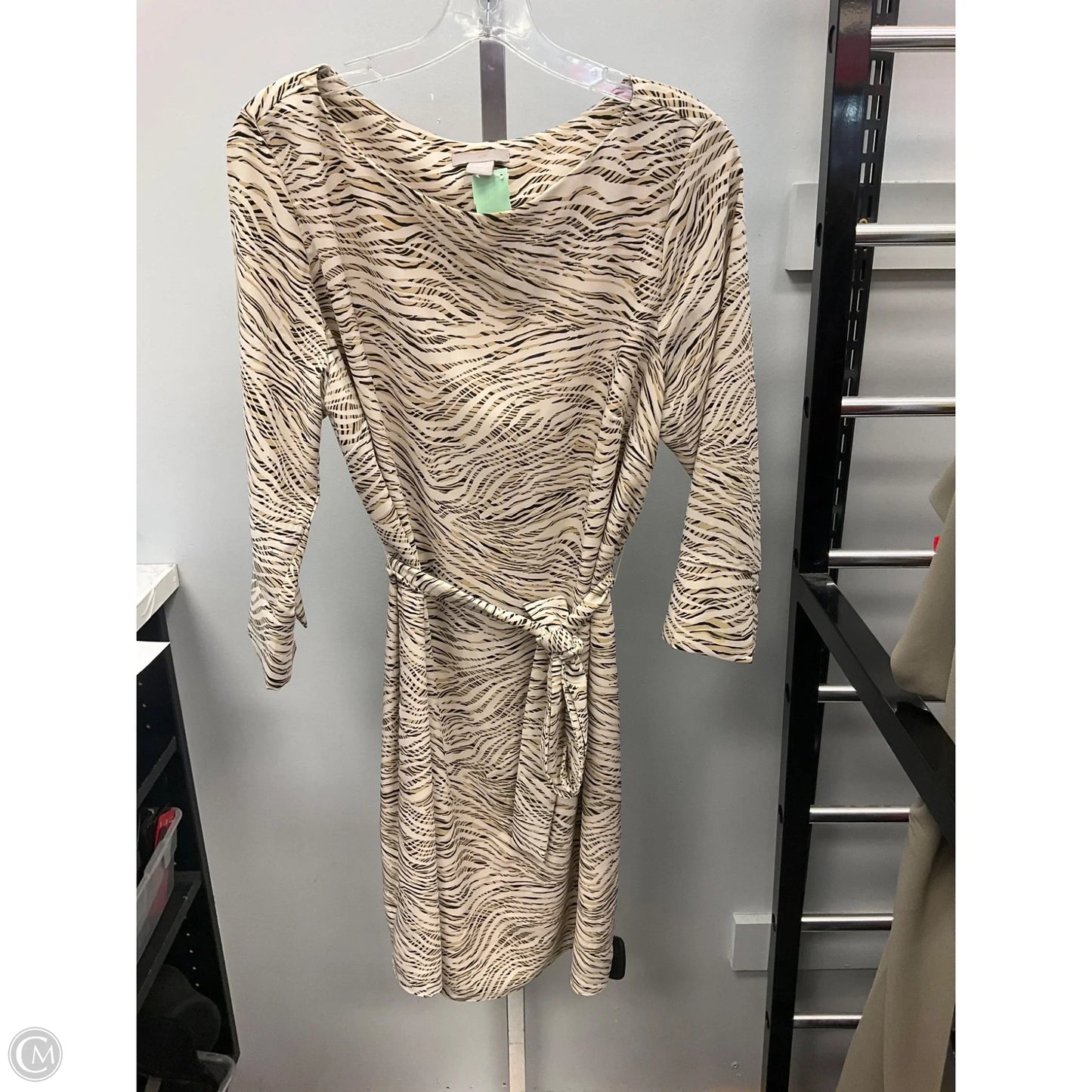 Dress Casual Midi By H&m In Zebra Print, Size: L