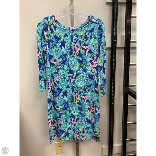 Dress Designer By Lilly Pulitzer In Blue & Green, Size: S