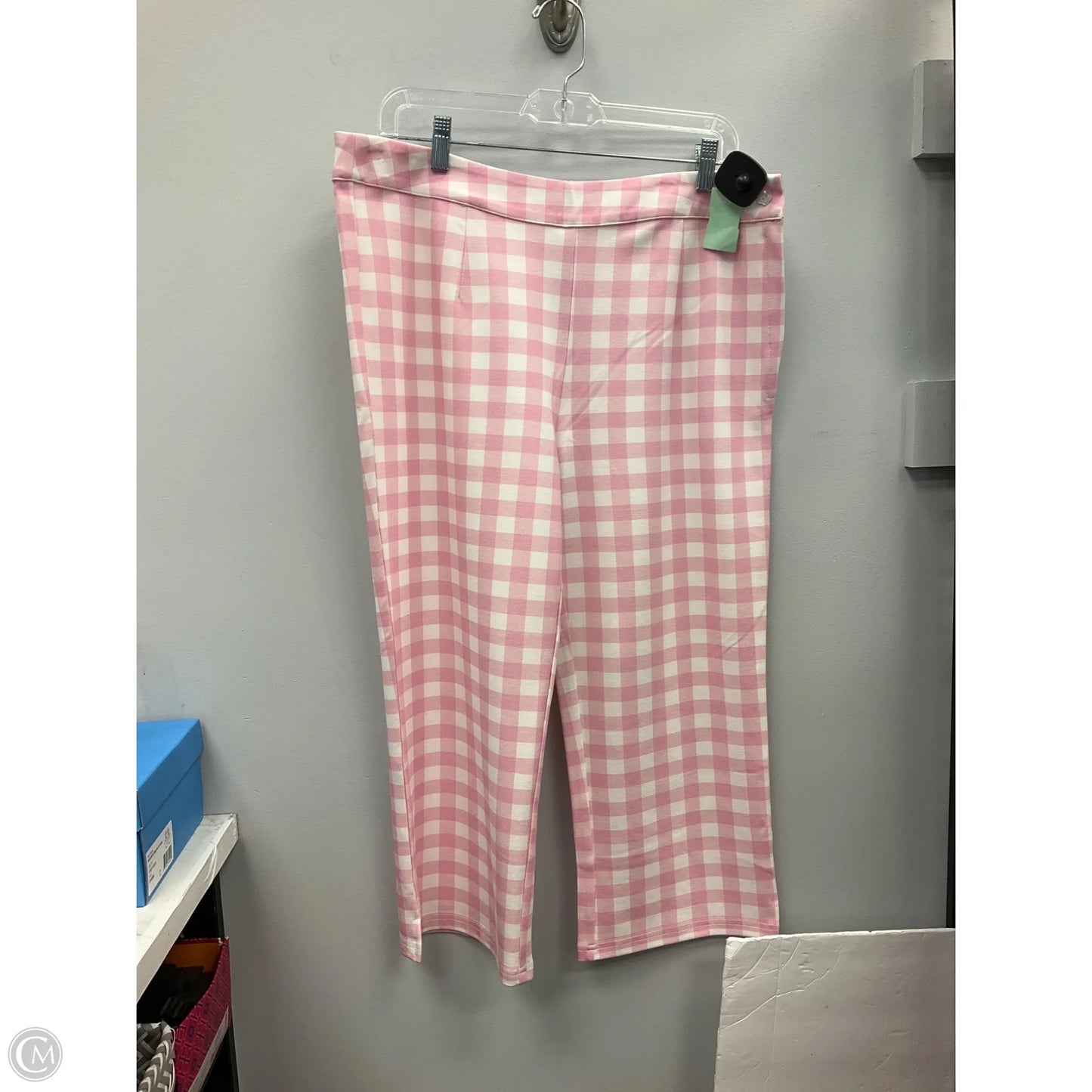 Pants Other By Clothes Mentor In Pink & White, Size: Xxl