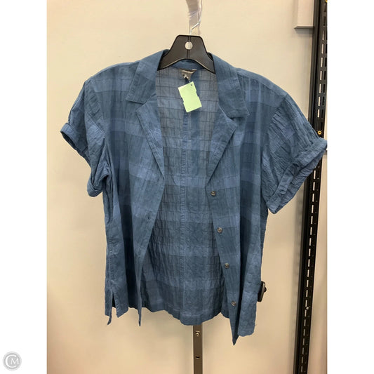 Top Sleeveless By Eddie Bauer In Blue, Size: M