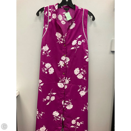 Dress Casual Midi By Ann Taylor In Purple, Size: 10