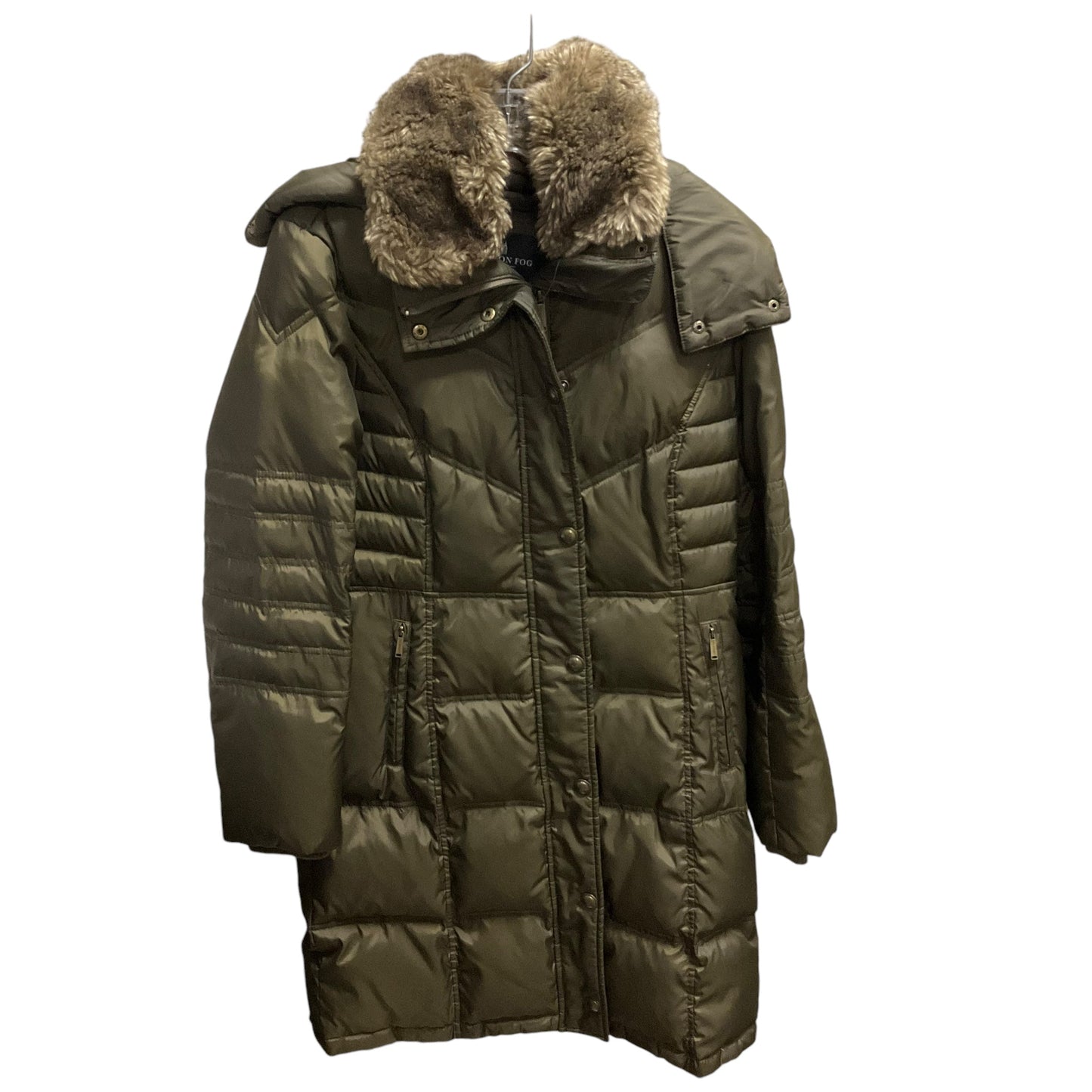 Coat Puffer & Quilted By London Fog In Green, Size: S